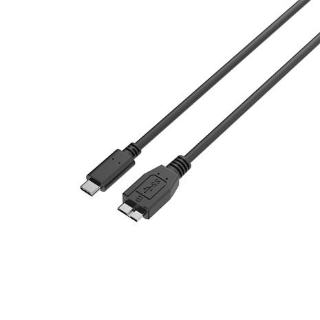 USB-C - micro-USB-B Kaapeli 0,6 m, musta