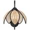 OSRAM seinävalaisin Decor Rattan Lotus, beige/musta, E27 – kuva 3