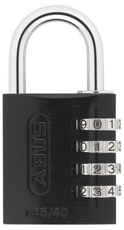 ABUS 145/40 Yhdistelmälukko 40 mm, 4 rullaa Punainen