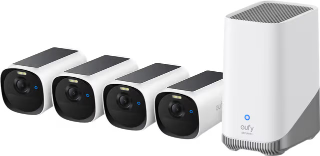 EufyCam E40 4 x Valvontakamera 2K ja HomeBase