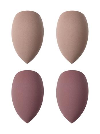 Real Techniques Bare finish -meikkisienipakkaus, 4-pack