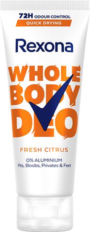 Rexona Whole Body Fresh Citrus 75ml deodoranttivoide