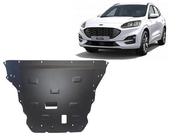 Pohjapanssari moottorille Ford Kuga (2019?), terästä