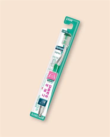 Lion Systema Dual-action Toothbrush - 1 pc Green
