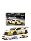 Mattel Brick Shop Brick Shop Hot Wheels ‘15 Audi R8 Lms Building Toy Kit (820 Pieces), For Collectors - Yellow - ONE SIZE