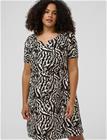 Kaffe Curve Kcmella Jersey Dress - Black - XL