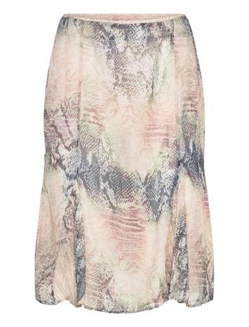 Monki Low Rise Mermaid Midi Skirt - Multi/patterned - 42