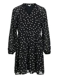 Object Objgina Mila L/S Dress E Div - Black - 42