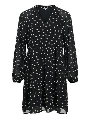 Object Objgina Mila L/S Dress E Div - Black - 42