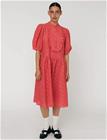 Stella Nova Cotton Lace Dress - Red - 42