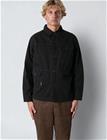 Fat Moose Dereck Cotton Overshirt Tops Overshirts Black Fat Moose