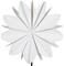 Paperitähti kukka 50 cm valkoinen, Northlight – kuva 4