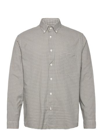 Garment Project Relaxed Ls Button Down Shirt - Grey - Grey - XL