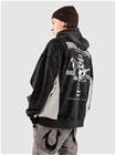 True Religion Mesh Inset Rust Cinched Vetoketjullinen huppari black Miehet