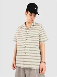 Blue Tomato Ethno Striped Linen Paita green Miehet