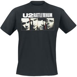 U2 - Rattle And Hum - T-paita - Miehet - Musta