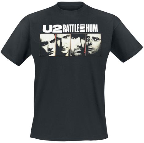 U2 - Rattle And Hum - T-paita - Miehet - Musta