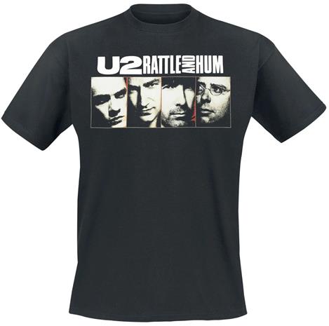 U2 - Rattle And Hum - T-paita - Miehet - Musta