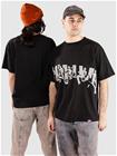 Jacker Mirror Maze Garment Dyed T-paita black