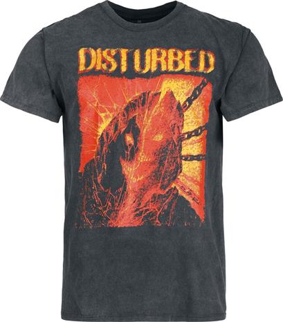 Disturbed - '23 Tracklist - T-paita - Miehet - Musta