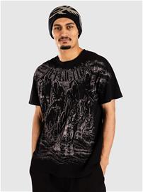 Affliction Black Night T-paita black Miehet