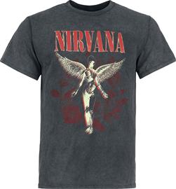 Nirvana - In Utero - T-paita - Miehet - Musta
