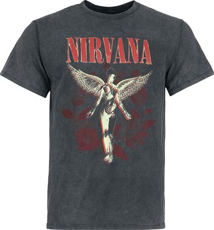 Nirvana - In Utero - T-paita - Miehet - Musta