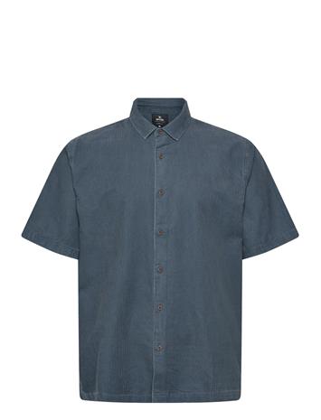 Rip Curl Premium Surf S/S Shirt - Blue - XXL