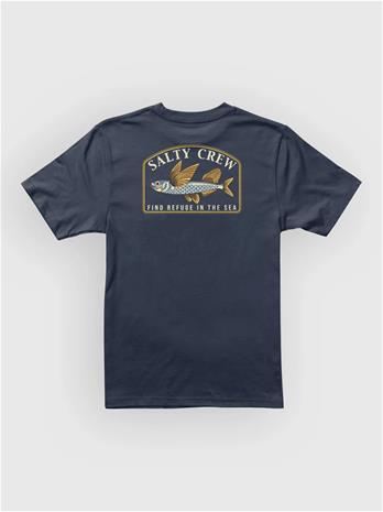 Salty Crew Fly Home T-paita navy Miehet