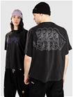 Jacker Skeleton Garment Dyed T-paita black