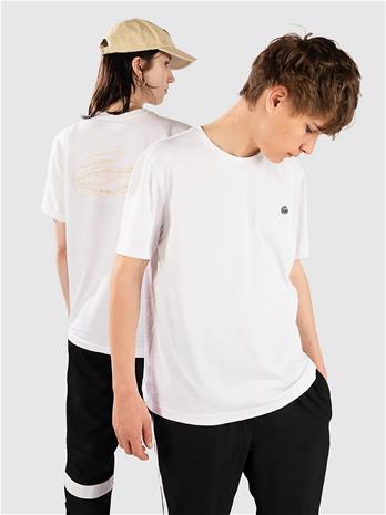 Lacoste Regular Fit Printed Cotton T-paita white