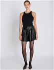 Bruuns Bazaar Veganibbbrynji Shorts Bottoms Shorts Leather Shorts Black Bruuns Bazaar