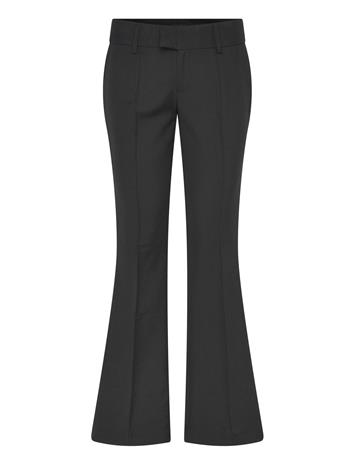 Gina Tricot Low Waist Bootcut Trousers - Black - 42