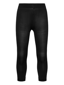 Melton Microfiber Leggings - Black - 164