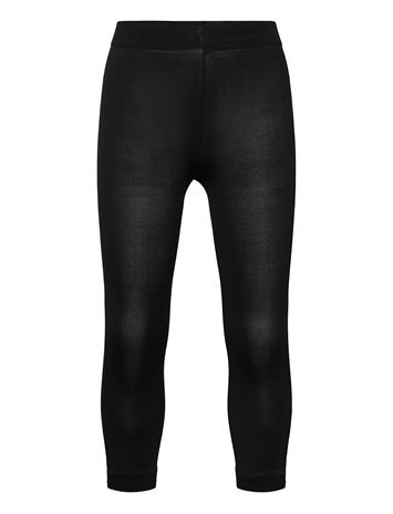 Melton Microfiber Leggings - Black - 164