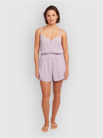 O'Neill Thin Strap Buttoned Romper Overall pale lavender Naiset