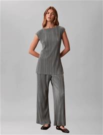 Calvin Klein Plisse Pull On Pant - Grey - XL