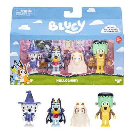 Bluey Figuurisetti Halloween 4-pack