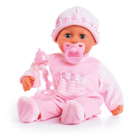 Bayer Design First Words Nukke 38 cm, Vaaleanpunainen