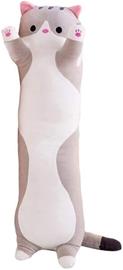 Pehmolelu kissa harmaa, 90 cm