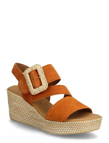 Gabor Wedge Sandal - Black - 42