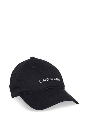 Lindbergh Logo Baseball Cap Accessories Headwear Caps Black Lindbergh