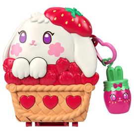 Core Compact Strawberry Bunny Basket Polly Pocket