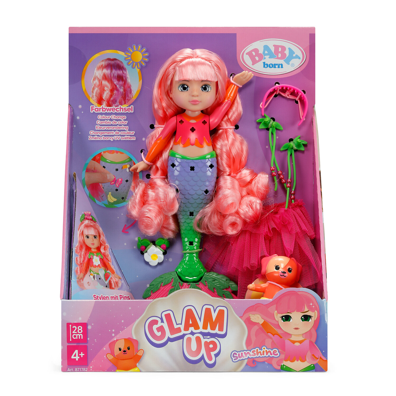 Baby Born Glam Up Sunshine nukke