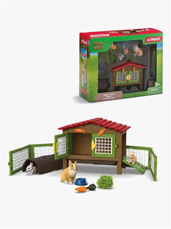 Schleich Schleich Schleich Rabbit Hutch With 3 Rabbits - Multi/patterned - ONE SIZE