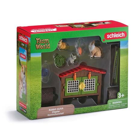Schleich Schleich Schleich Rabbit Hutch With 3 Rabbits - Multi/patterned - ONE SIZE