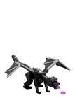 Minecraft Minecraft Dragon’s Breath Attack Ender Dragon Action Figure With 10 Discs, 20-Inch Wingspan - Black - ONE SIZE