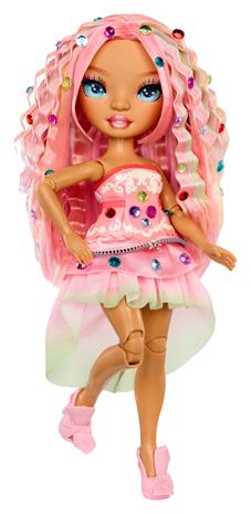 Rainbow High Be Dazzling Adeline Rose pinkki muotinukke