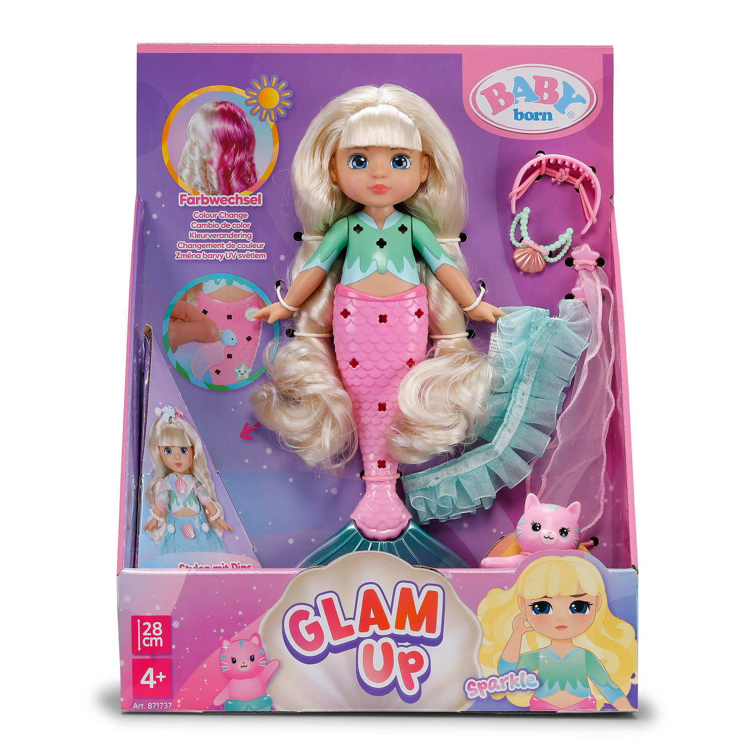 Baby Born Glam Up Sparkle nukke