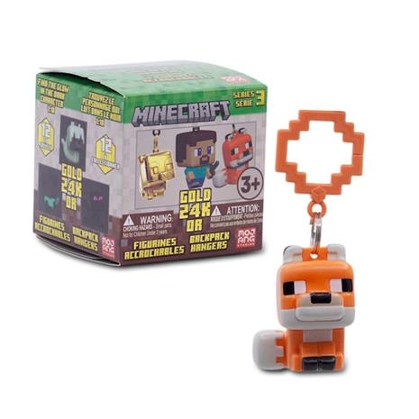 Lic. Minecraft Clip On HNGR 8CM Asst. Minecraft